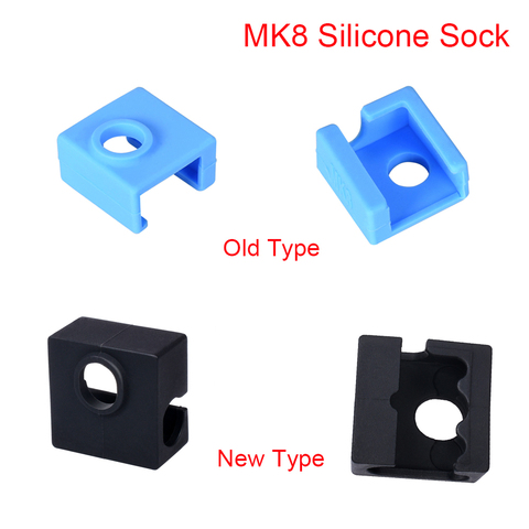 Pièces d'imprimante 3D MK8, couvercle de protection de chaussette en Silicone au bloc chauffant j-head Hotend MK8, buse d'extrusion MK7/MK9 ► Photo 1/6