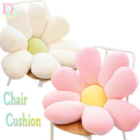 Coussin à fleurs de marguerite lavable, coussin de voiture, doux, pour chaise de voiture, décor de canapé pour fille, cadeau d'anniversaire ► Photo 1/6