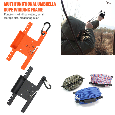 2 pièces multifonctionnel extérieur Paracord enrouleur ligne de pêche câble Parachute lanière corde échelle porte-bobine organisateur arbre outils ► Photo 1/6