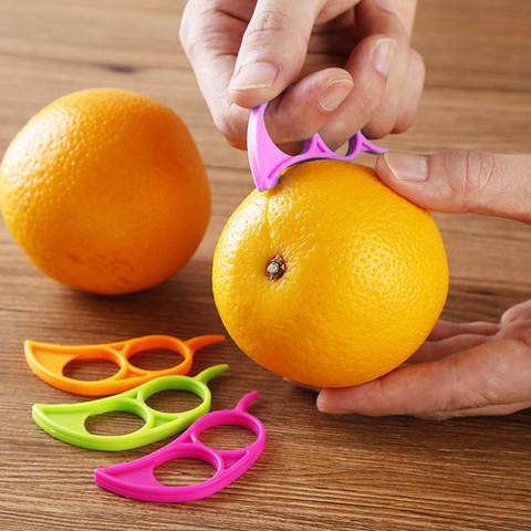 Mini éplucheur de fruits pelés citrons Orange agrumes éplucheur trancheuse coupe rapidement décapage Gadgets de cuisine fruits légumes outils ► Photo 1/6