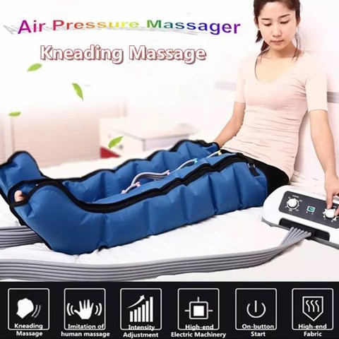 Masseur pour les jambes, bras et taille, appareil pneumatique à pression par Compression d'air, appareil de pressothérapie infrarouge ► Photo 1/6