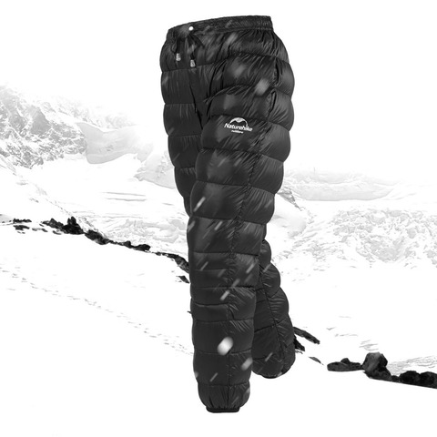 Naturehike – pantalon imperméable en duvet d'oie blanc pour homme et femme, vêtement d'extérieur, idéal pour le camping, l'alpinisme et l'hiver ► Photo 1/6