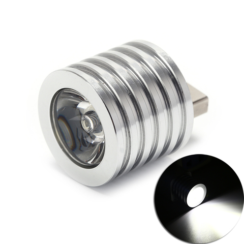 USB LED projecteur 3W Portable phare Mini 5V lampe ampoule Mini USB lampe de poche Mobile puissance lumière blanche USB connecteur ► Photo 1/5