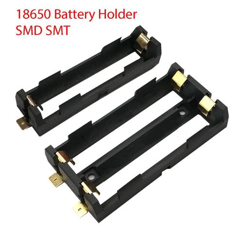 Boîtier de stockage de batterie 18650 SMD SMT, bricolage de haute qualité, boîtier de batterie avec broches en Bronze ► Photo 1/5