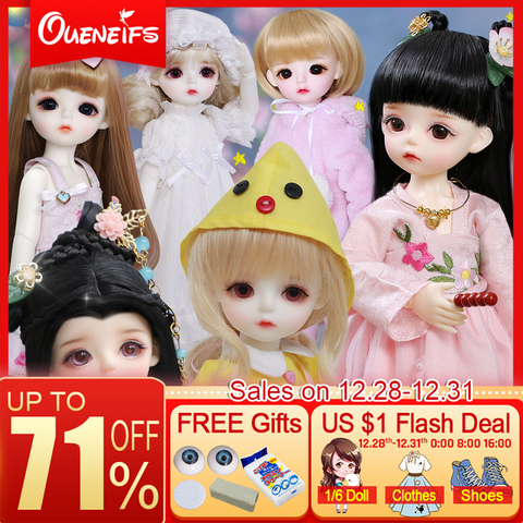 BJD poupées Oueneifs LCC Ayane 1/6 jouets pour enfants Collection Surprise Kit boule articulée poupée 26cm ► Photo 1/6