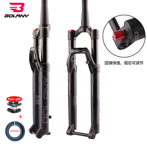 Fourche vtt 100mmTraver 32 RL 29er pouces Suspension fourche serrure droite conique à travers l'axe QR dégagement rapide pour accessoires de vélo ► Photo 1/6