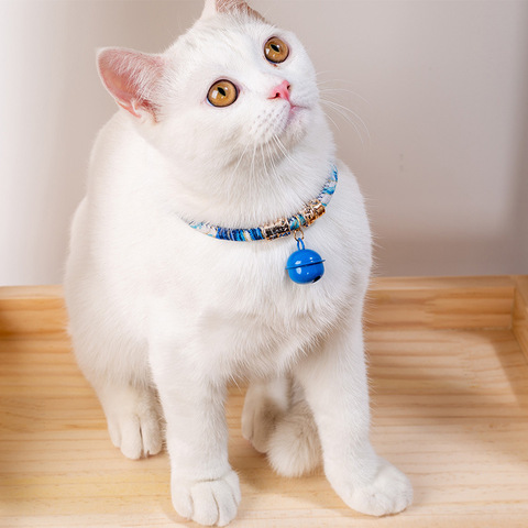 Chat style rétro rétractable style japonais et carillons éoliens colliers de chien collier accessoires pour animaux de compagnie chiot chihuahua tartes akcesoria ► Photo 1/6