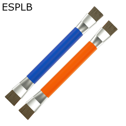 Brosse à Double tête antistatique pour puces IC, soudage de PCB, carte mère, rénovation de circuits imprimés pour Mobile/ordinateur/nettoyage de la poussière ► Photo 1/6