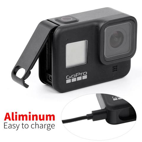 Couvercle de batterie de couverture de protection latérale Rechargeable pour GoPro Hero 8 caméra de sport ► Photo 1/6