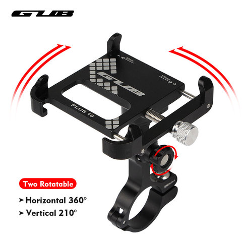 GUB PRO – support de téléphone de vélo moto en aluminium, Clip de guidon pour vélo de 3.5 à 7.5 pouces, accessoires de support de téléphone vidéo ► Photo 1/6