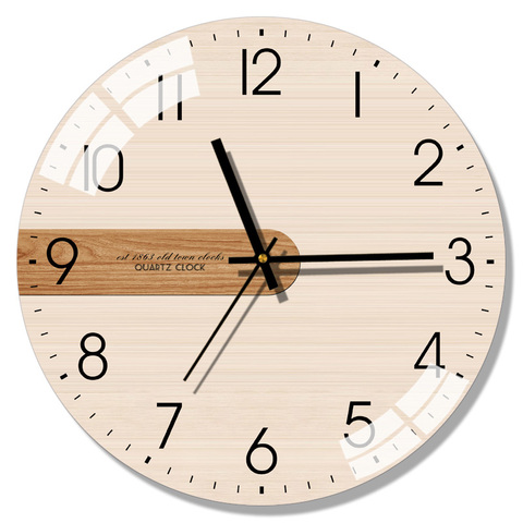 Horloge murale silencieuse en verre, grand style moderne, décoration nordique créative pour le salon et la chambre à coucher pour la maison ► Photo 1/6