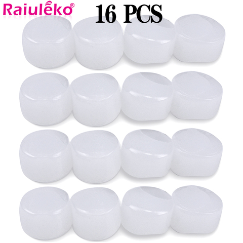 Bouchons d'oreille en Silicone, 16 pièces, Anti-bruit pour sommeil, ronflement, oreillettes Anti-bruit pour sommeil, réduction du bruit, protection auditive, voyage ► Photo 1/6