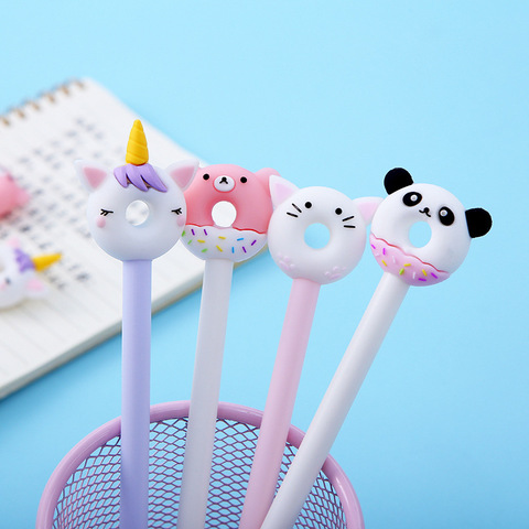 6 Pièces Stylos-billes En Plastique Mignons En Forme De Chat De