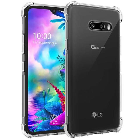 Coque arrière antichoc en Silicone pour LG, étui souple en cristal pour modèles G8X ThinQ G8, V50S ThinQ V50 ► Photo 1/6