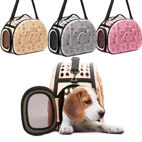 Sac à bandoulière respirant pour animaux | Sac d'extérieur, sac à main en EVA Portable pour animaux domestiques, sac à dos pliable pour chats et chiens ► Photo 1/6