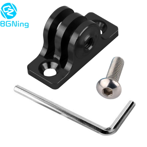 CNC Universelle À Faible Angle Fond Plat Adaptateur Connecteur de Base De Montage pour Gopro HD Hero 7 6 5 4 3 Sjcam Yi Caméra Vidéo D'action Sport ► Photo 1/6