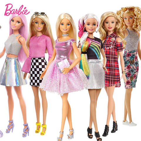 Original Pop Star Barbie poupée jouet fille cadeau d'anniversaire fille Brinquedos Bonecas enfants jouets pour enfants Juguetes Paratoys filles cadeau ► Photo 1/6