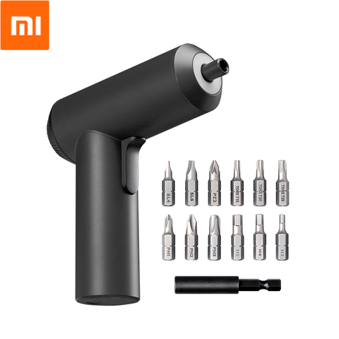 Xiaomi MIJIA tournevis électrique sans fil 3.6V 2000mAh Li-ion 5N.m couple avec 12 pièces S2 embouts à vis Smart Home ensemble d'outils ► Photo 1/6