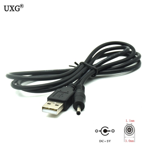 Câble d'alimentation USB mâle à DC 3.0mm 3.0x1.1mm, connecteur de chargeur 5v 2a, pour huawei mediapad 7 Ideos S7 S7-Slim, 301U S7-301 ► Photo 1/5