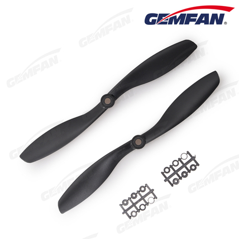 GEMFAN 8045 8X4.5 8 pouces ABS hélice CW CCW avec 3mm 3.17mm 4mm adaptateur pour RC Multirotor FPV avion Drones à voilure fixe ► Photo 1/6