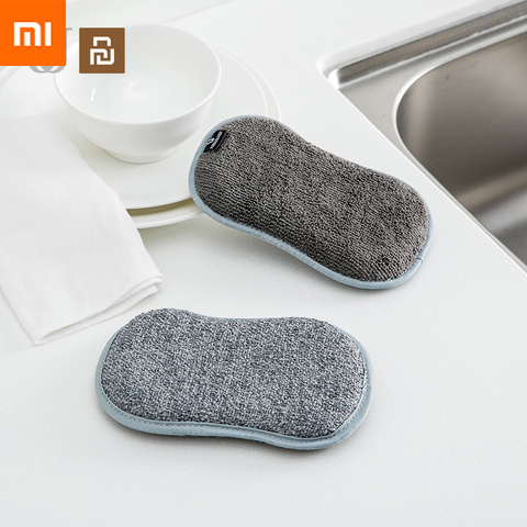 Xiaomi Youpin JORDAN & JUDY – brosse de nettoyage de décontamination, pour la cuisine, artefact de lavage de la vaisselle, ne fait pas mal à la main, huile antiadhésive ► Photo 1/6