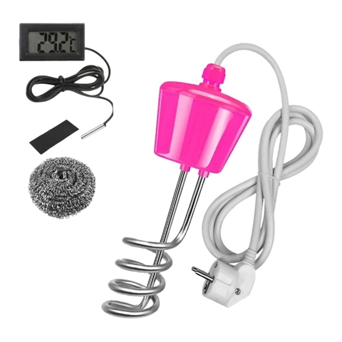 Chauffe-eau pour piscine 3000W en acier inoxydable thermoplongeur Suspension chauffe-eau électrique s EU Plug ► Photo 1/6