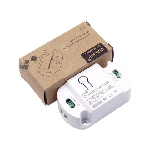 Interrupteur Wifi intelligent, 2000W, 10a, avec minuterie, télécommande sans fil, Module domotique, fonctionne avec Tuya, Alexa, Google Home ► Photo 1/6