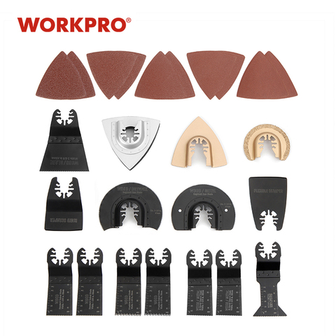 WORKPRO-accessoires pour outils électriques, lame de scie oscillante, kit d'outils abrasifs, 25 pièces ► Photo 1/6