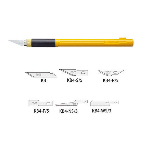 Lame de rechange OLFA KB4-F/5,KB4-S/5,KB4-R/5, couteau d'art/design adapté à AK-4 5 pièces ► Photo 1/5