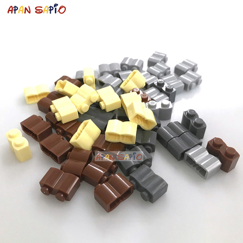 500 pièces bricolage blocs de construction Figures vague briques 1x2 points éducatif créatif plastique Compatible avec les marques jouets pour enfants ► Photo 1/5