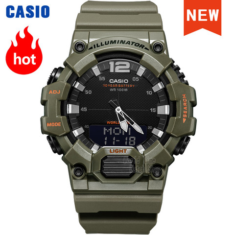 Casio montre hommes GShock top marque de luxe LED numérique 100 mètres étanche alarme chronomètre minuterie compte à rebours dix ans puissance montre à quartz sport militaire montre Relogio Masculino men watch HDC-700 ► Photo 1/5