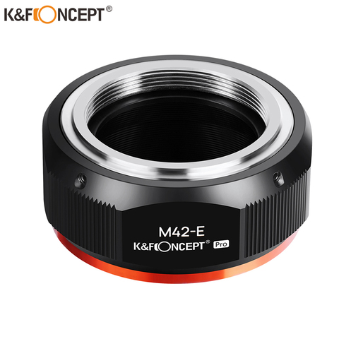 K & F Concept M42-NEX PRO adaptateur de monture d'objectif M42 objectif à NEX E Mount caméra nouveau en 2022 adaptateur d'objectif de haute précision ► Photo 1/6