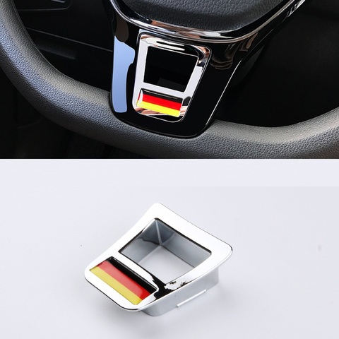 Voiture style volant couvre autocollants accessoires pour GOLF 7 GTi MK7 POLO 2014 2015 Passat B7 2015 B8 MK6 Jetta ► Photo 1/6