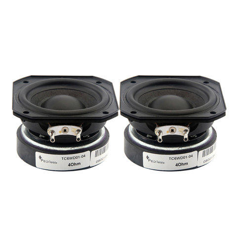 Haut-parleur 2 pouces, gamme complète, 4ohm, 20W, 55mm, triple, caisson de basses, pour la maison, Audio, Diy, bon son, bord en caoutchouc, nouveau ► Photo 1/6