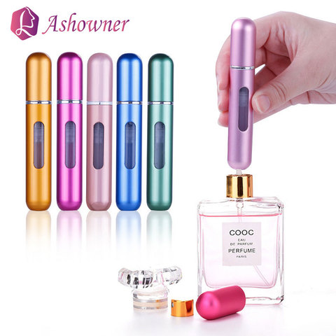 Mini flacon de parfum rechargeable, 8ml, 5ML ou 20ML, pour produits cosmétiques, vaporisateur avec pompe de parfum, atomiseur ► Photo 1/6