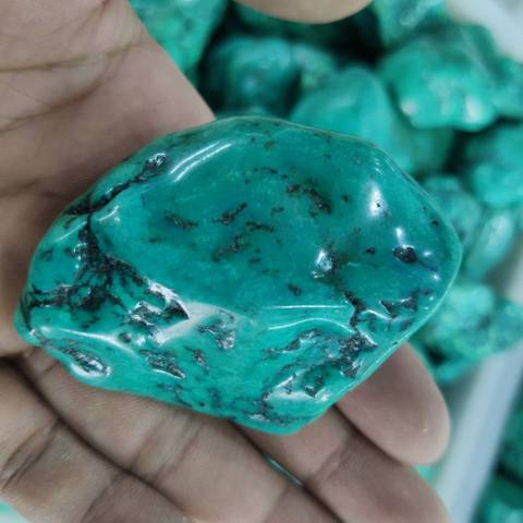 Cristal naturel turquoise, pierre brute, 100-250 gr, spécimen cristal de guérison en énergie ► Photo 1/6
