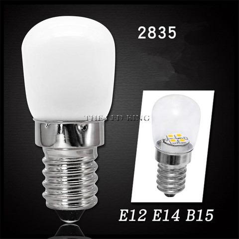 Mini 1 pièces Réfrigérateur Lumière E14 E12 LAMPE À LED 3W 4W 5W 6W COB VERRE Dimmable AC 220V PROJECTEUR Ampoules Congélateur Réfrigérateur Lustre ► Photo 1/6