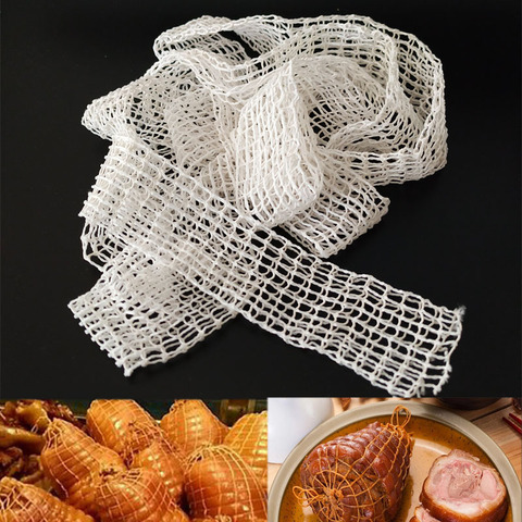 3 mètre Coton Saucisse Net pour la Cuisson de La Viande du Boucher Chaîne Saucisse Réticulée Chaude Filet Pour Chien Saucisse Outils D'emballage En Gros ► Photo 1/6