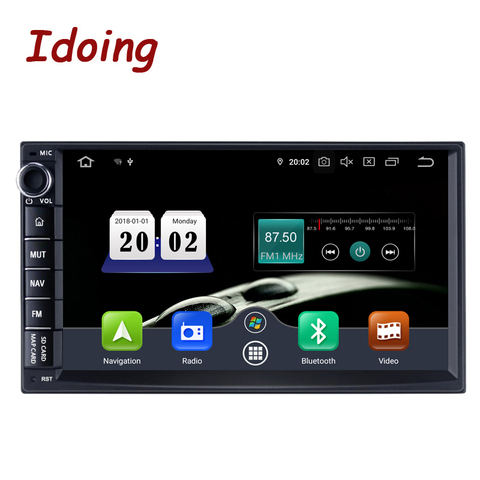 Idoo-autoradio, lecteur multimédia, écran IPS, avec Navigation GPS, DSP, Bluetooth, 7 pouces, sous Android, 7 pouces, 4 go + 64 go, 8 cœurs, 2 din ► Photo 1/6