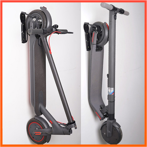 Support mural Scooter pour Xiaomi M365 Ninebot Max G30 ES1 ES2 rangement Scooter électrique support de suspension mural charge 50kg ► Photo 1/6