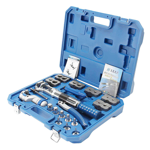 Trousse à outils pour extenseur de Tube hydraulique WK-400 7 leviers tuyau hydraulique pour extenseur tuyau de carburant outils de torchage outils cvc 5-22mm ► Photo 1/5