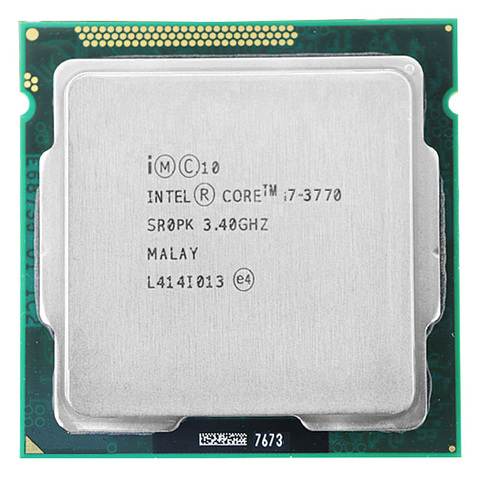 Pour Intel Core i7-3770 I7 3770 CPU 3.4GHz 8M 77W 22nm Quad-Core Socket 1155 CPU de bureau ► Photo 1/2
