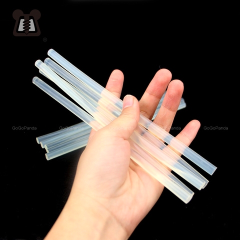 Bâtons de colle thermofusible Transparent de 7mm x 190mm, Non toxique, de haute qualité, 10 pièces/lot, pour bricolage, livraison gratuite ► Photo 1/6