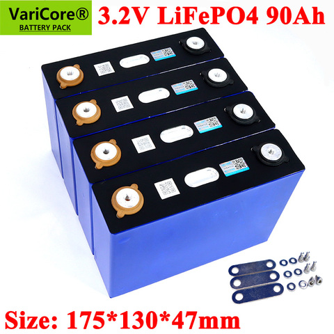 VariCore 3.2V 90Ah LiFePO4 batterie peut former 12V batterie Lithium-fer phospha 90000mAh peut faire des batteries de bateau, batterie de voiture ► Photo 1/6