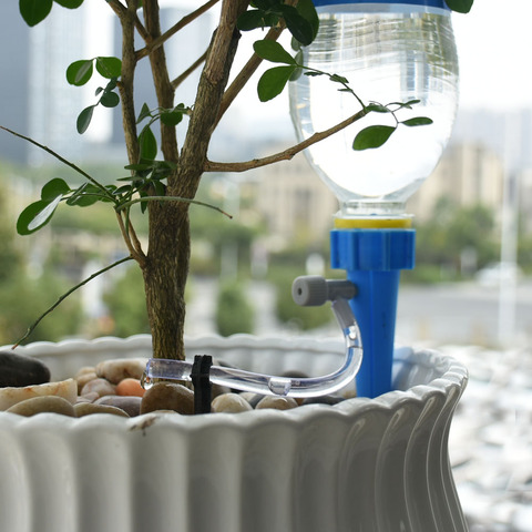 Pot de fleur système d'irrigation goutte à goutte automatique plante d'intérieur arrosage outil pour maison balcon plantes en Pot arrosage de jardin 1 pièces ► Photo 1/6