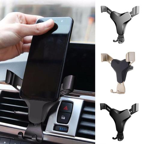 Support universel de voiture pour téléphone portable support de téléphone portable berceau support GPS support support de téléphone portable support pour téléphone dans la voiture téléphone intelligent ► Photo 1/6