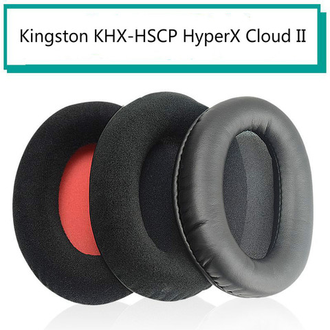 Oreillettes en mousse de haute qualité pour Kingston HSCD KHX-HSCP Hyperx Cloud II, coussinets de remplacement, housse en éponge de protéines souples ► Photo 1/5
