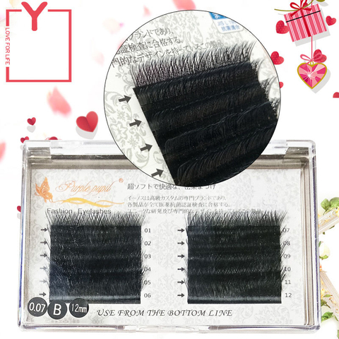 YY Lashes – Extensions de cils naturels préfabriqués, cils individuels, marque privée, nouveauté ► Photo 1/5