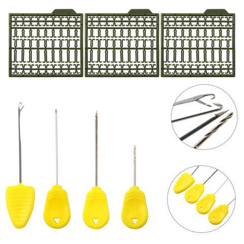 Aiguilles de pêche extracteurs à nœud, 7 pièces, à la carpe, bouchon, pop-up, outils de préparation de cheveux ► Photo 1/6