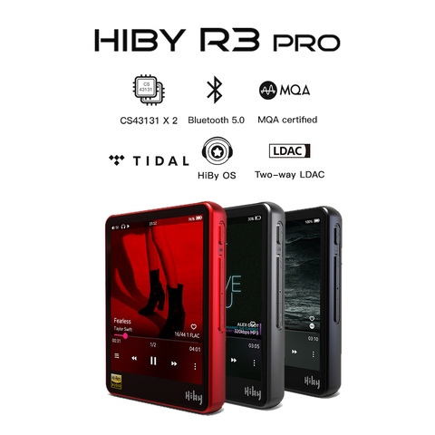 HiBy R3Pro MP3 réseau Streaming lecteur de musique embauche sans perte Audio numérique marée MQA 5Gwifi LDAC DSD web radio double CS43131 ► Photo 1/6